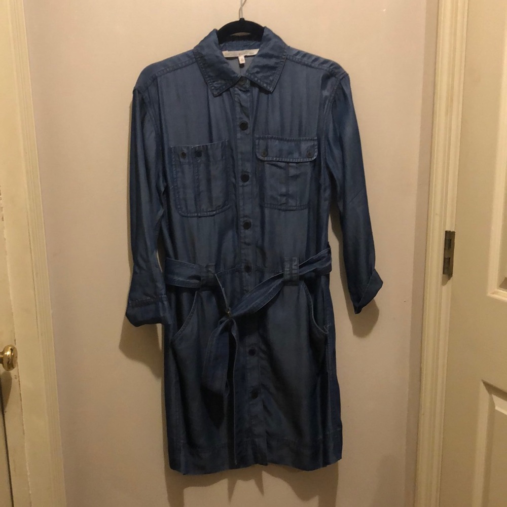 Rachel Roy Jean belted dress